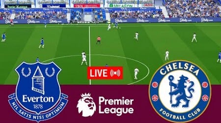 [LIVE] Everton vs Chelsea Premier League 24/25 Full Match - Video Game Simulation