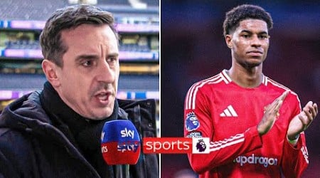 &quot;Inevitable he leaves the club&quot; | Gary Neville on Marcus Rashford after he was left out again