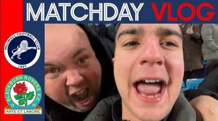 MILLWALL V BLACKBURN VLOG! ( LAST MINUTE SCENES )