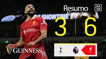 Resumo Alargado | Tottenham 3-6 Liverpool | Premier League 24/25