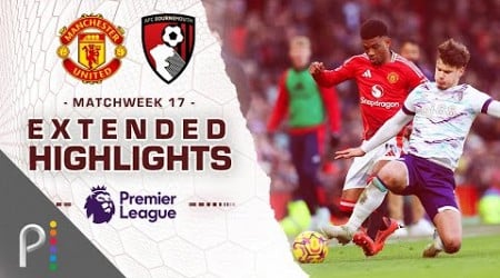 Manchester United v. Bournemouth | PREMIER LEAGUE HIGHLIGHTS | 12/22/2024 | NBC Sports