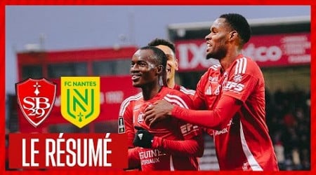 Brest 4-1 Nantes : le résumé et les buts