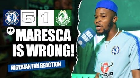 CHELSEA 5-1 SHAMROCK ( Dani - NIGERIAN FAN REACTION) EUROPA CONFERENCE LEAGUE 2024-25