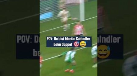 POV: Du bist Martin Schindler beim Doppel