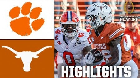 CFP First Round: Clemson Tigers vs. Texas Longhorns | Full Game Highlights | ESPN College Football