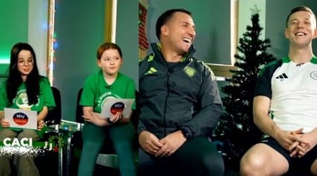 Young Celtic Fans Put Callum McGregor &amp; Brendan Rodgers On The Spot / Sky Sports Christmas Feature