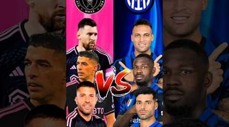 Inter Miami vs Inter Milan | Players Comparison #footballshorts #football #messi