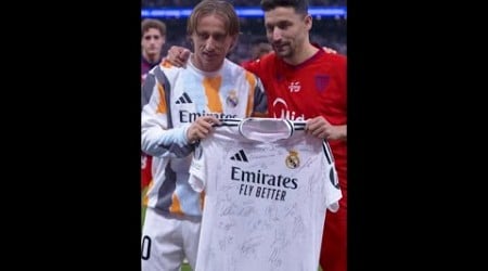 JESÚS NAVAS farewell at Bernabéu 