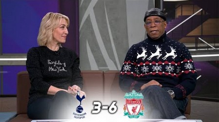 Tottenham vs Liverpol 3-6 | Ian Wright &amp; Kelly discussion - Arne Slot is favourite to win the league