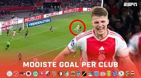 De MOOISTE GOAL per CLUB in de Eredivisie 2024 