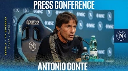 LIVE | La conferenza stampa di Mister Antonio Conte in vista di Genoa - Napoli