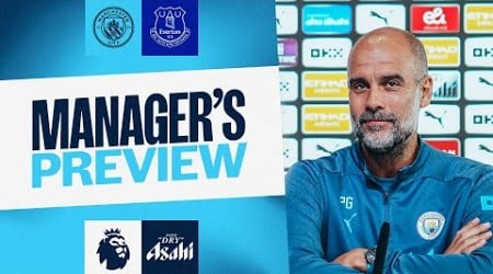 MANAGER&#39;S PREVIEW | Pep gives update on Ederson, Nunes and Stones fitness | Man City v Everton