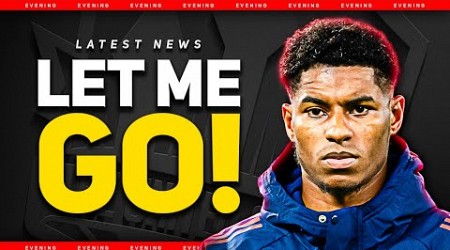 Rashford WANTS Out! Mark GOLDBRIDGE LIVE! Man Utd News