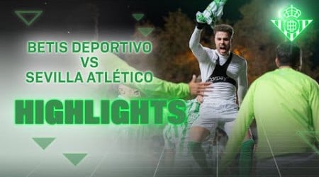 Resumen del partido Betis Deportivo - Sevilla Atlético (1-0) | CANTERA