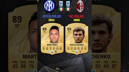 Inter Milan 2024 vs AC Milan 2006! #fifa #cardfifa #fc25 #easports