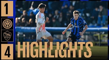 PASSA LA ROMA CONTRO I NERAZZURRI | INTER 1-4 ROMA | HIGHLIGHTS UNDER 20 | PRIMAVERA 1 2024/25 ⚽⚫