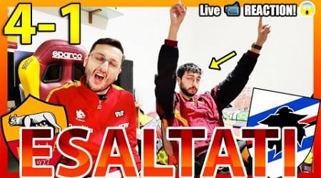 ESALTATI‼️ ROMA-SAMPDORIA 4-1 [LIVE REACTION]