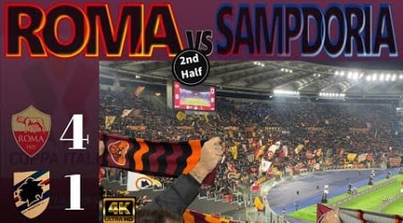 [4K] ROMA 4-1 SAMPDORIA [2nd.HALF]｜COPPA ITALIA 2024-25 ROUND OF 16｜18/12/2024