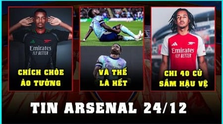 TIN ARSENAL 24/12: SAKA BÁO TIN DỮ, NEWCASTLE LÀM GIÁ ISAK, HỎI MUA KOUNDE