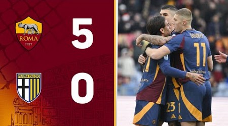 ROMA 5-0 PARMA | SERIE A HIGHLIGHTS 2024-25