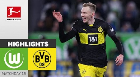 First Away Win! | VfL Wolfsburg - Borussia Dortmund | Highlights | Matchday 15 – Bundesliga 2024/25