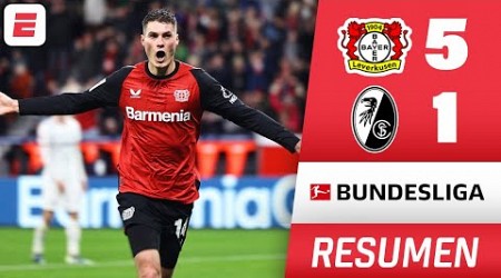 BAYER LEVERKUSEN GOLEÓ 5-1 al Freiburg y no le pierde pisada al BAYERN MUNICH | RESUMEN | Bundesliga