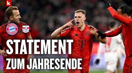 5:1 gegen Leipzig! Bayerns &quot;bemerkenswerte Antwort&quot; zum Jahresabschluss | Bayern - RB Leipzig 5:1