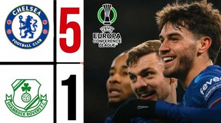 CHELSEA vs SHAMROCK ROVERS (5-1) UEFA Conference League - ALL GOALS &amp; HIGHLIGHTS