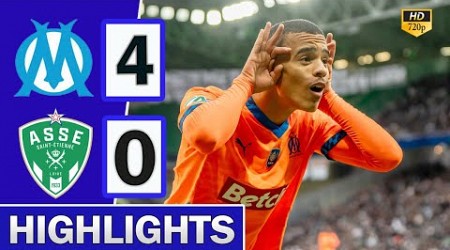 Marseille vs Saint Etienne 4-0 Hіghlіghts &amp; All Goals 2024 Greenwood Amazing Goal 