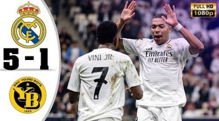 Real Madrid vs Young Boys 5-1 • Champions League Highlights &amp; All Goals 2024 • Hasil Bola Tadi Malam