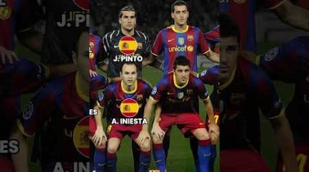 Squad Barcelona Champions League 2010 I Player&#39;s Nation #barcelona #duniabola