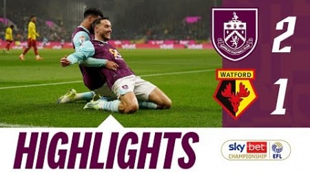 Anthony &amp; Brownhill Strike Down Hornets | HIGHLIGHTS | Burnley 2-1 Watford