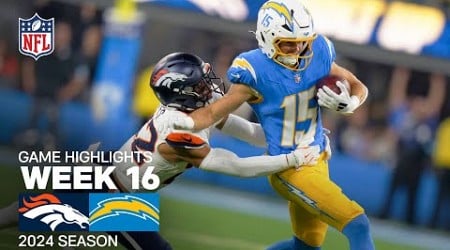 Denver Broncos vs. Los Angeles Chargers Game Highlights | NFL 2024 Season Week 16