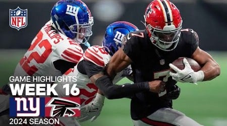 New York Giants vs. Atlanta Falcons Game Highlights | NFL 2024 Season Week 16