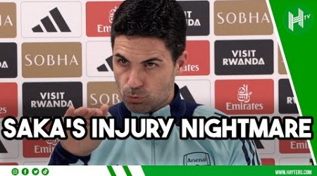 SAKA&#39;S TORN HIS HAMSTRING | Mikel Arteta | Arsenal v Ipswich