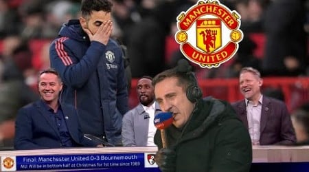 &quot;Gary Neville Reacts to Ruben Amorim&#39;s Man Utd After Bournemouth Shocks Old Trafford&quot;