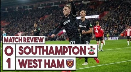 Southampton 0-1 West Ham highlights | Bowen winner for Hammers after Rodriguez red card overturned