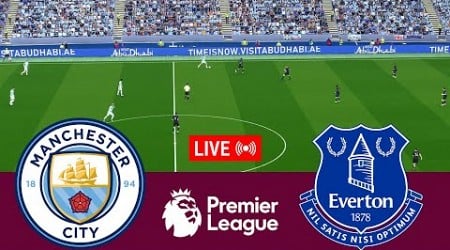 [LIVE] Manchester City vs Everton Premier League 24/25 Full Match - Video Game Simulation