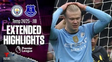 Man City vs. Everton | Highlights Premier League | Jornada 18 | Telemundo Deportes