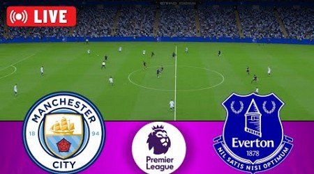 MANCHESTER CITY vs EVERTON LIVE | English Premier League 2024-25 | eFootball Match