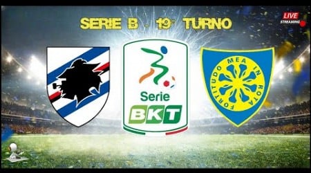 Sampdoria vs Carrarese - Lega Serie B - 19° Turno - #live