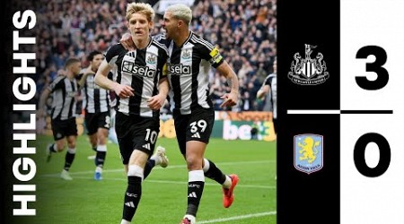 Newcastle United 3 Aston Villa 0 | Premier League Highlights