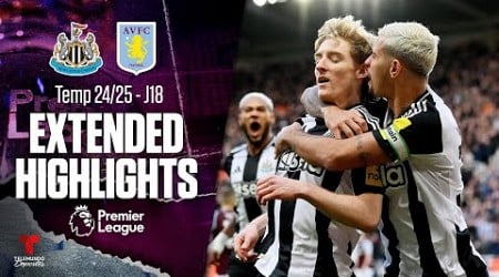 Newcastle vs. Aston Villa | Highlights Premier League | Jornada 18 | Telemundo Deportes