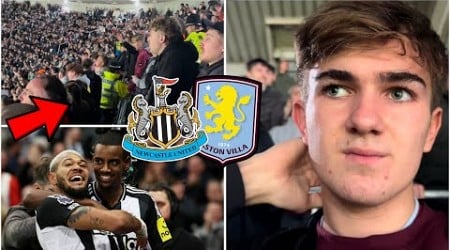 NEWCASTLE FANS GO MAD as THEY SMASH VILLA! FANS KICKED OUT in Newcastle vs Aston Villa