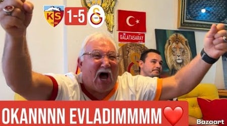 GALATASARAY BEŞLEDİ ŞAMPİYONLUK GELİYOR MÜMTAZREİS COŞTUUU KAYSERİSPOR 1-5 GALATASARAY #galatasaray