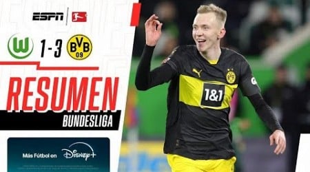 LOS NEGRIAMARILLOS FUERON MÁS Y GANARON ANTE LOS LOBOS | Wolfsburg 1-3 Dortmund | RESUMEN