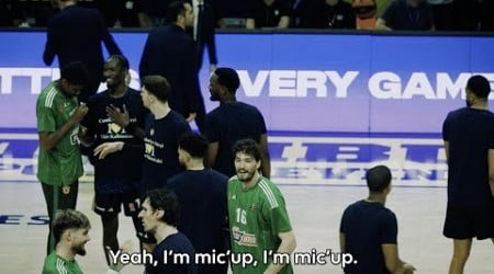 Mic&#39;d Up During Euro League Game