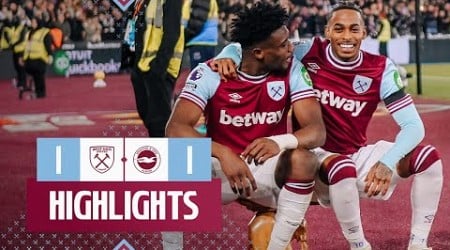 Kudus Header Secures Point for Hammers ⚒️ | West Ham 1-1 Brighton | Premier League Highlights