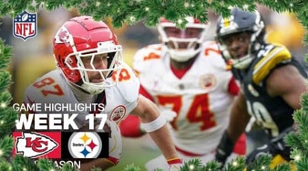 Kansas City Chiefs vs. Pittsburgh Steelers | 2024 Week 17 Game Highlights