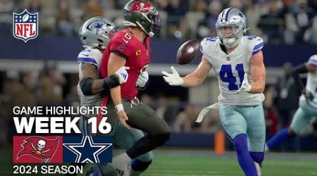 Tampa Bay Buccaneers vs. Dallas Cowboys Game Highlights | NFL 2024 Season Week 16